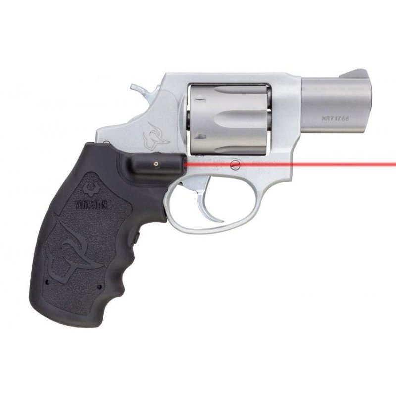 Taurus 856 Ultra-Lite .38 Spl +P Revolver, 2" Barrel, 6-Round, Viridian Red Laser Grip, Matte Stainless Steel Finish