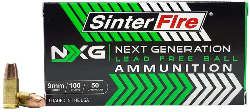 SinterFire SF9100NXGLF (NXG) 9mm Luger (9x19) 100gr 50/Box