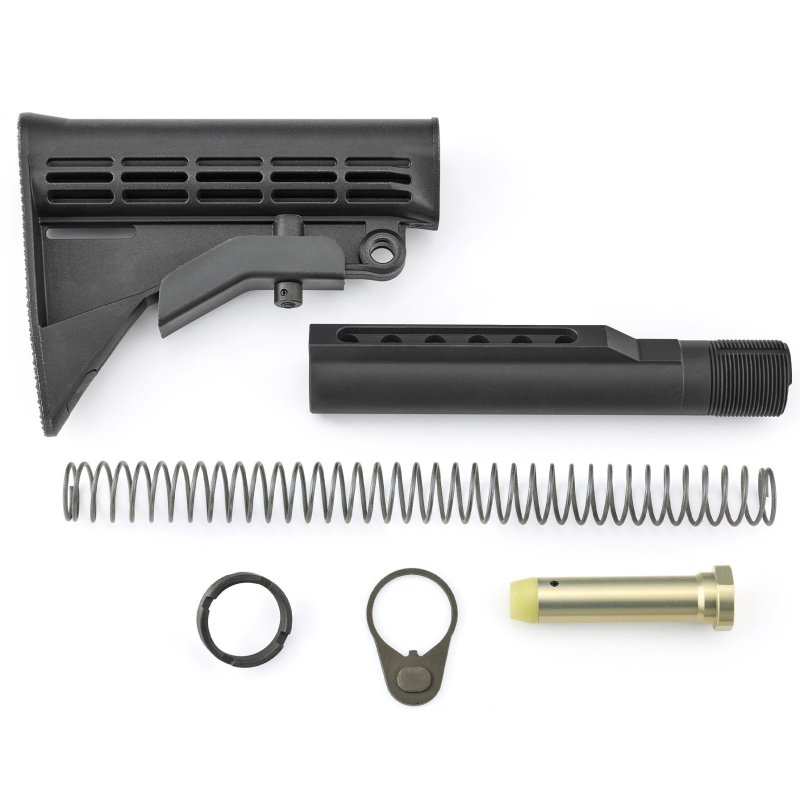 WHITE LABEL ARMORY Ruger Buffer Tube Kit AR-15 M4 Stock Black