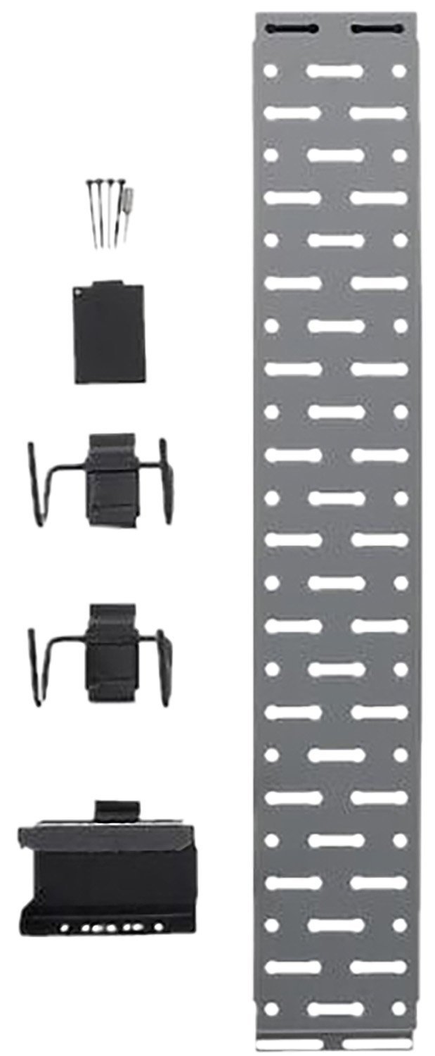 Lockdown Securewall Handgun Kit 1215348 Black/Silver Holds 2 Handguns