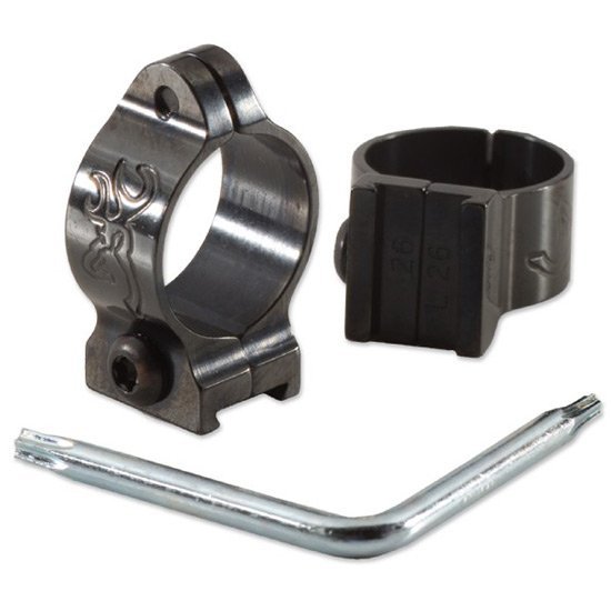 Browning 12344 Scope Rings 1in Intermediate Matte Aircraft Alloy