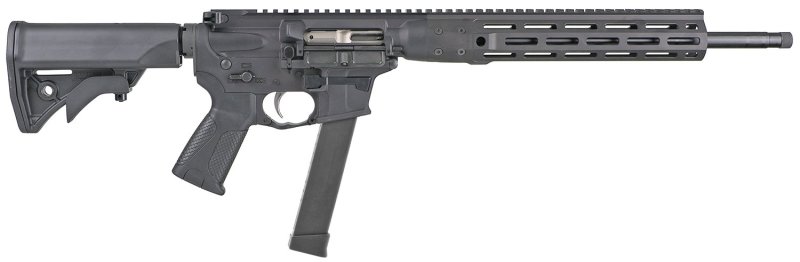 LWRC ICDIR35B16L 9mm 16.1" Barrel 27-Round Black Synthetic Stock