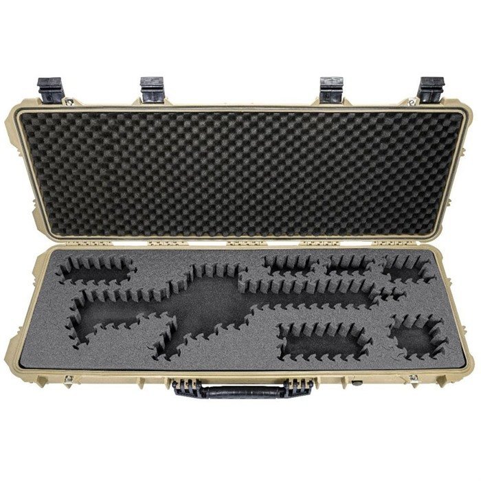 EYLAR SA00008 TAN 44 Inch Hard Rifle Case Ragar Foam
