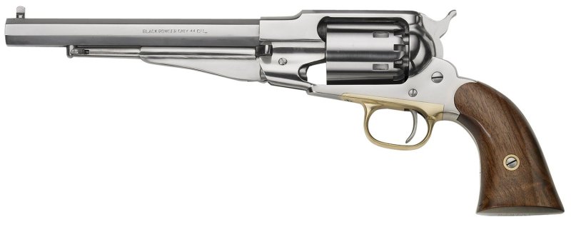 Pietta PF58SS448 1858 Remington Army 44 Cal 8" Stainless Walnut Revolver