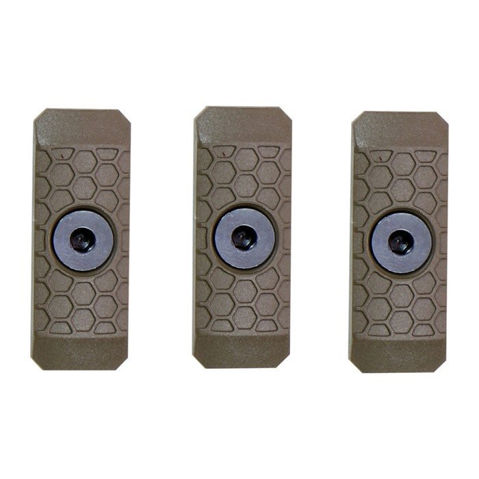 Slate Black SG-1-FDE Slate Grip Mini Panels 1-Slot FDE 3-Pack M-LOK