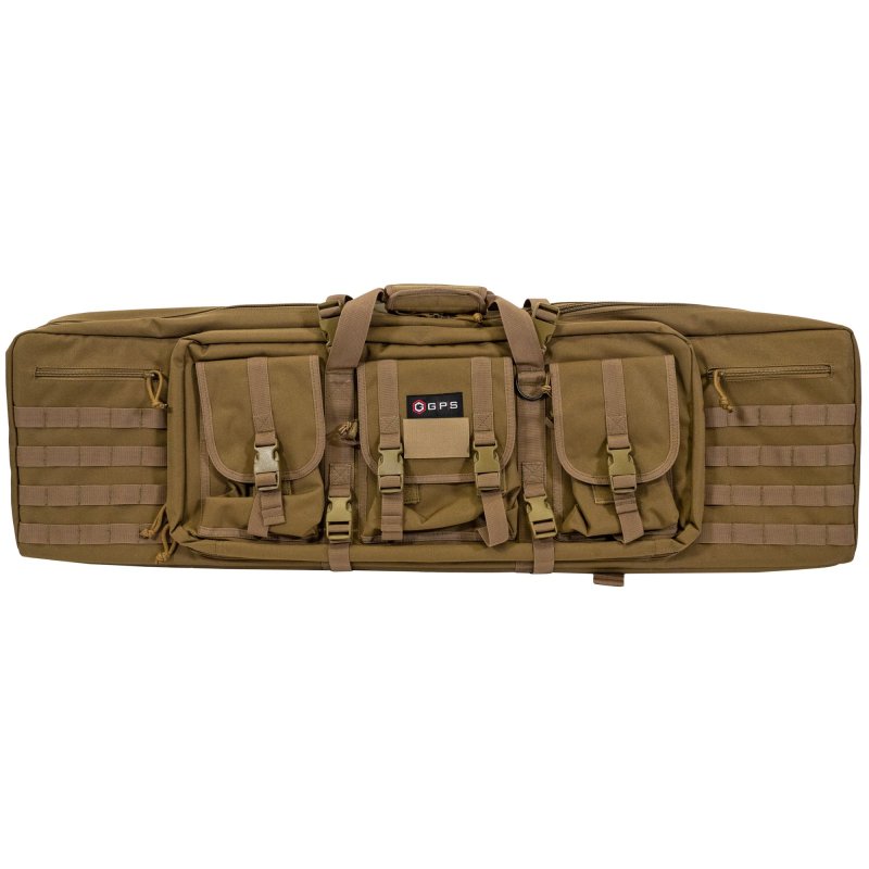 GPS DRC42-FDE Double Rifle Case 42In Padded Flat Dark Earth