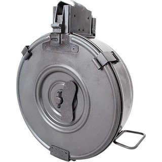 Red Rock Gear AK4775 75-Round Steel Black Hinged Back Drum