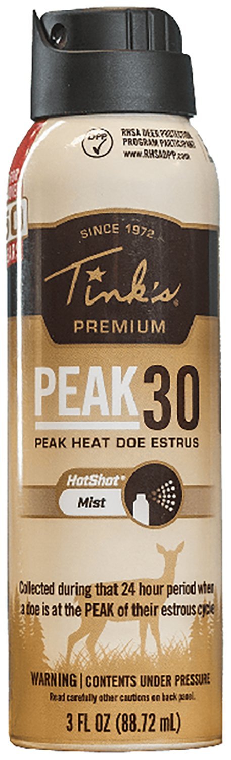 Tink's Scents PEAK30 Premium Doe Estrus Hot Shot Mist 3 oz