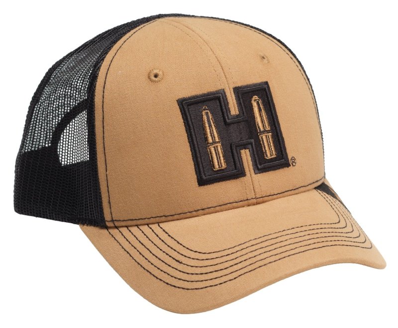 HORN 99264 HORNADY COY BRN & BLK MESH HAT