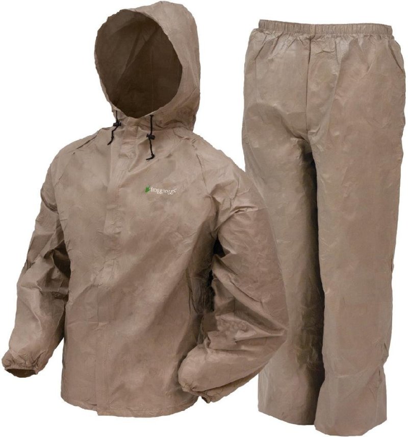 Frogg Toggs UL12104-04MD Ultra-Lite2 Rain Suit Medium Khaki