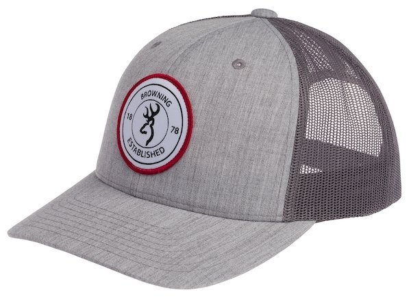 Browning Cap Scout Heather Mesh Back One Size Fits Most Brown Gray