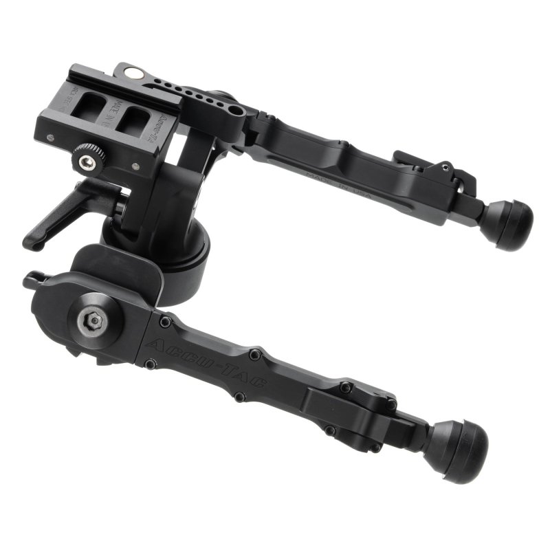 Accu-Tac FC-4 G2 Bipod Black F Class Arca Swiss Rail FCASQD-G204