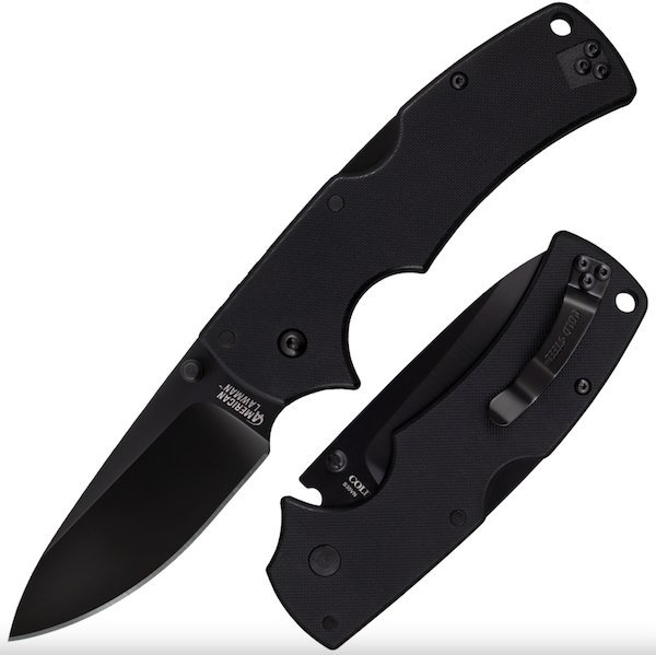 Cold Steel CS58B American Lawman 3.5" S35VN Folding Knife G10 Handle