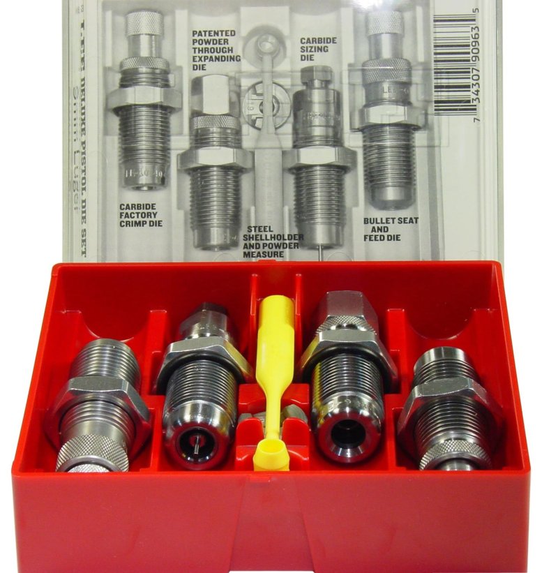 Lee Precision 90447 Deluxe 4-Die Set 380 ACP Carbide Pistol Dies