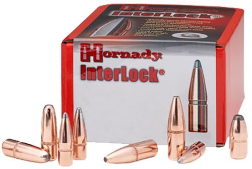 Hornady 4502 InterLock Hunting 45 Cal .458 350 gr Round Nose (RN)