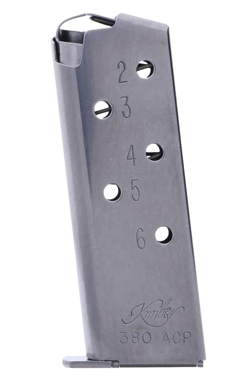 Kimber 1200163A Micro 380 6rd Stainless Steel Magazine