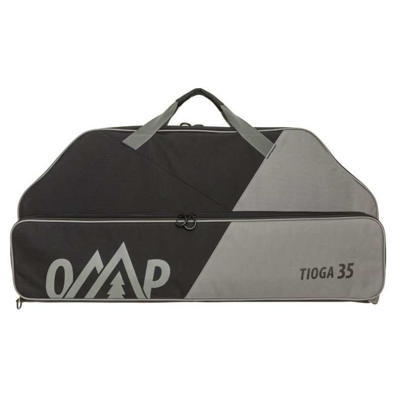 October Mountain Tioga 35 Bow Case 35In Black/Grey Rip-Stop Fabric
