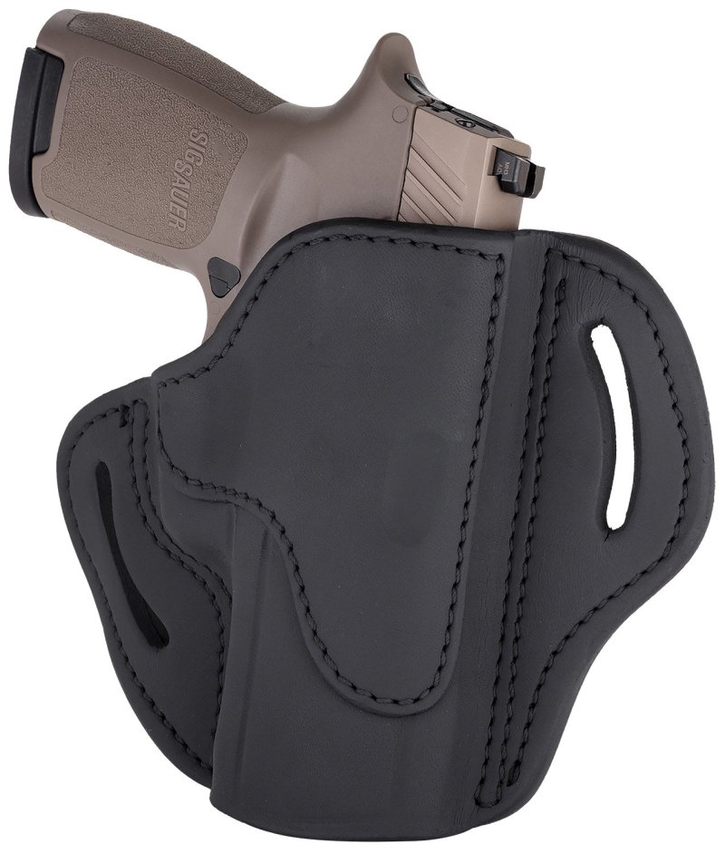 1791 Gunleather BH2.4S-SBL-R Belt Holster, Stealth Black, RH, OWB