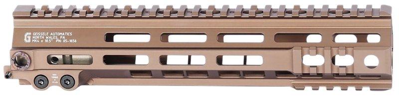 Geissele 05-1656S MK4 10.5" M-LOK Rail, DDC, 6061-T6 Aluminum, AR-15
