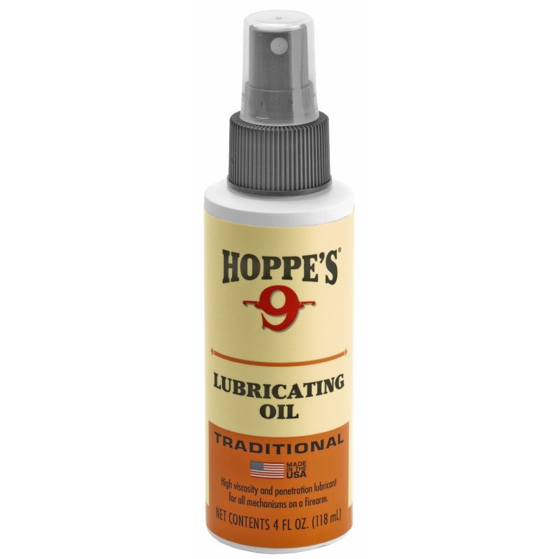Hoppe's No. 9 Lubricating Oil Spray Pump Bottle 4 oz