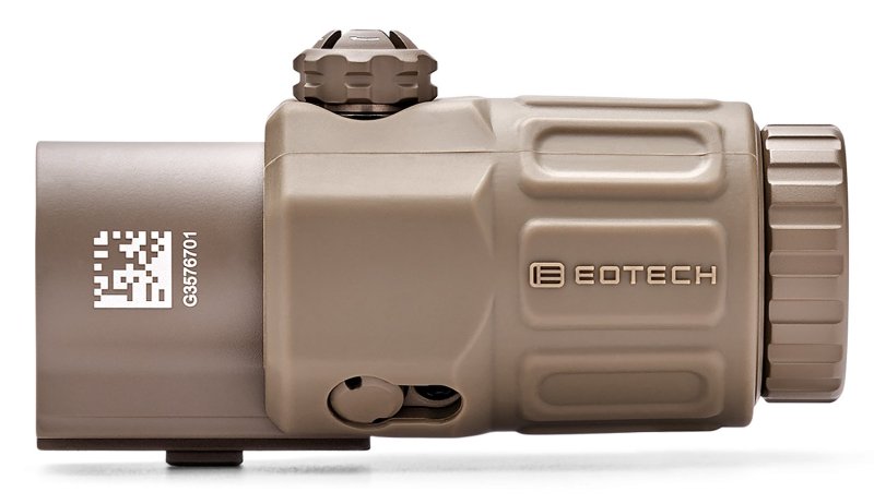 EOTech G33NMTAN 3X Magnifier Tan, Fog Resistant, 10.6oz, 7.3 FOV