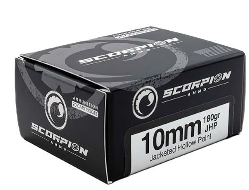 Scorpion 10MM 180GR JHP 20RD