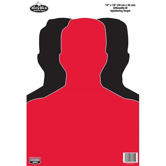 Birchwood CASEY Dirty Bird 12x18in Silhouette III Targets 100-Pack (35701)