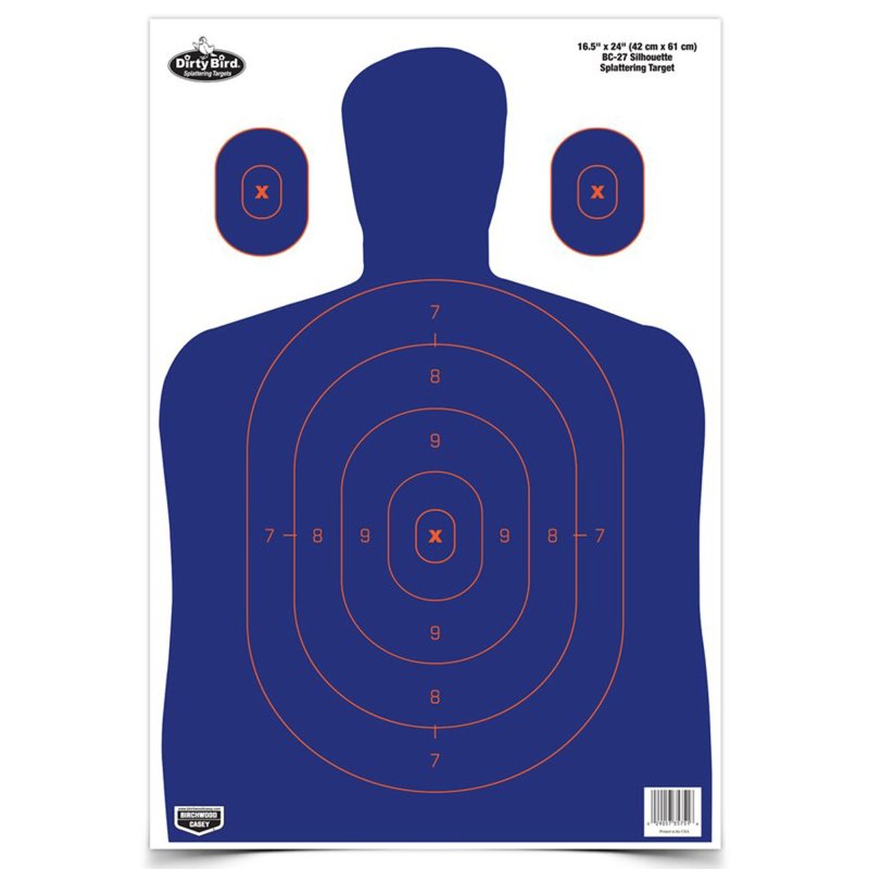 Birchwood Casey 35753 Dirty Bird Silhouette Target 16.5 in x 24 in 3 Pack