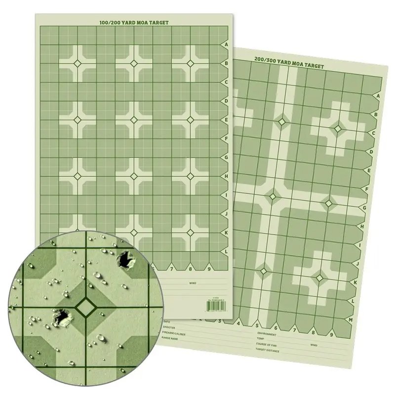Rite in the Rain Precision Distance Cross MOA Target 11x17