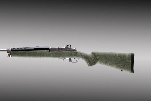 Hogue 78800 Ruger Mini-14/30 OAL 34.75 In Ghillie Green