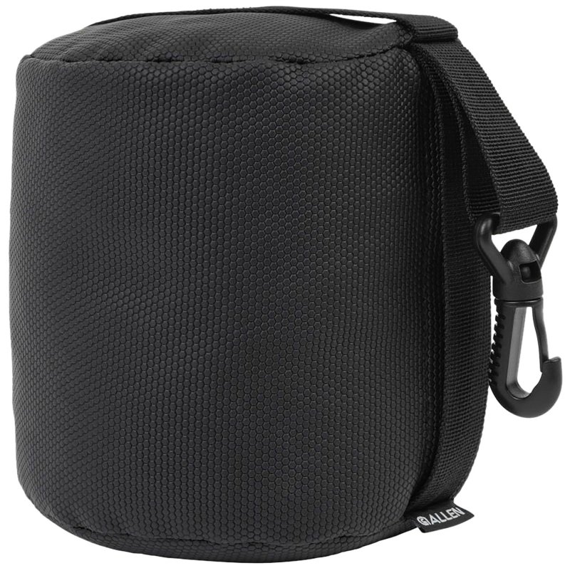 Allen 18437 Eliminator Cylinder Filled Front Shooting Bag Black 5"x5"x7"