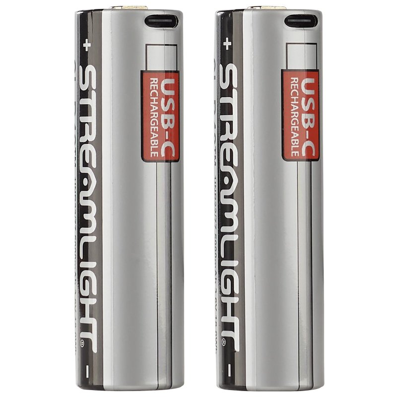 Streamlight 88133 SL-B48 USB Li-Ion Battery 2-Pack Silver
