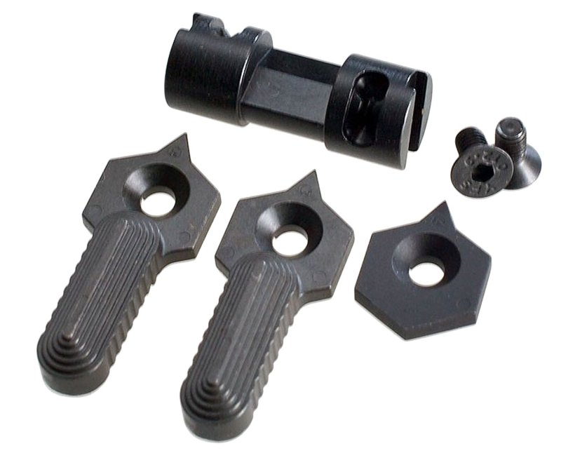 Strike Industries Hex 3-in-1 Selector Switch 60/90 Degree Black Steel