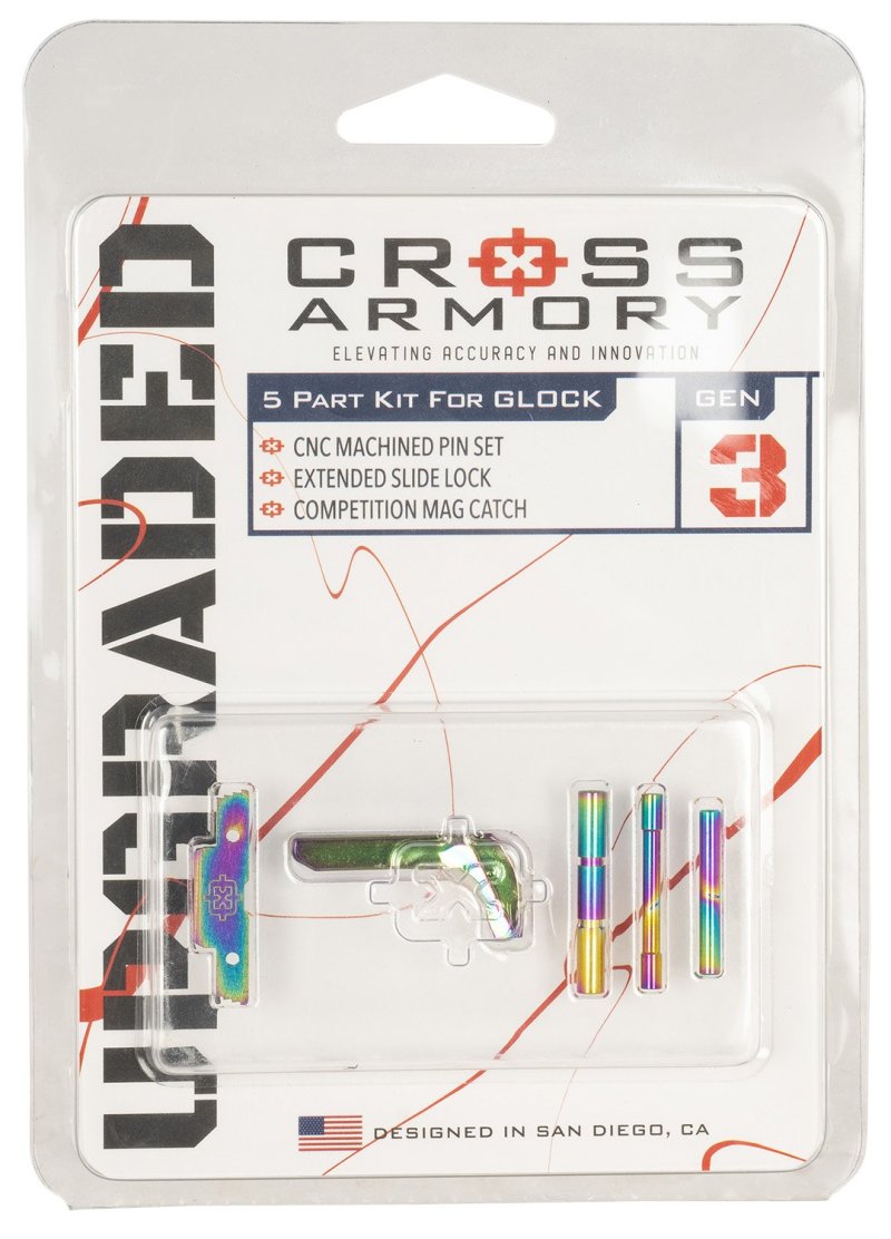 Cross Machine Tool Company CRGOKRB 3 Piece Upgrade Kit P80 Gen1-3 Rainbow