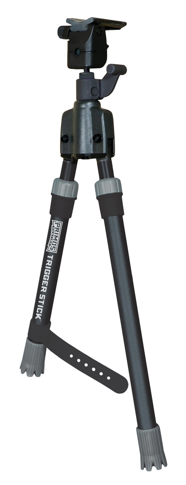 Primos 65825 Bipod Steel Black Gray Short QD Swivel Stud Attachment