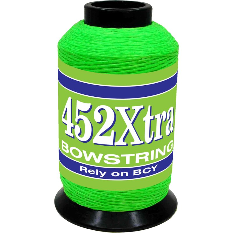 BCY 452Xtra Bowstring Material Flo Green 1/4 lb 67% Dyneema 33% Vectran