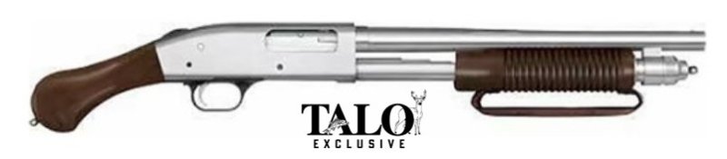 Mossberg 590 Shockwave 12 Gauge Pump Action Tactical (Polished Chrome)