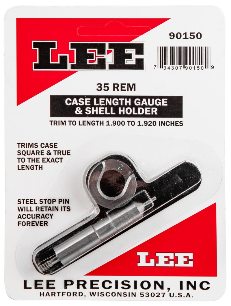 Lee Precision Case Length Gage and Shell Holder 350 Rem Mag