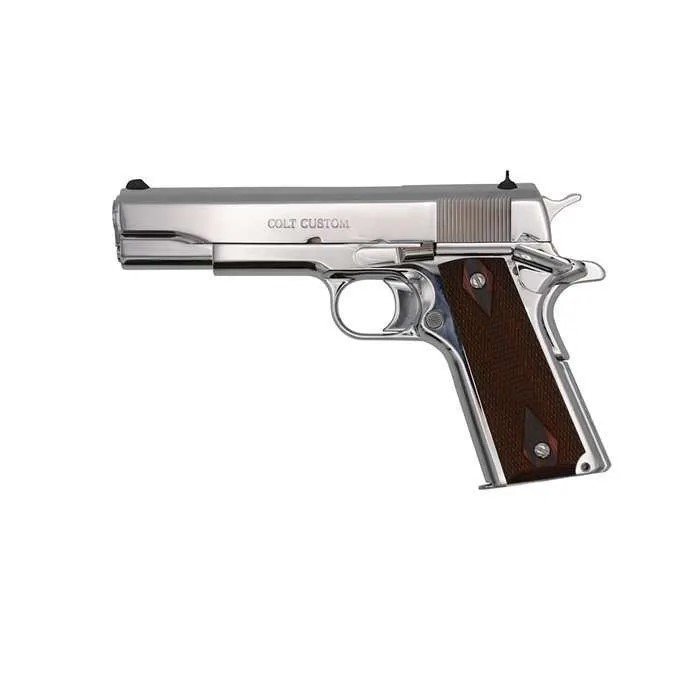 Colt Bright Government Handgun .38 Super 9rd Magazine 5" Barrel Polished...