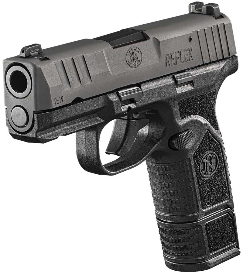 FN America REFLEX 3.30 In 10+1 Black PVD Micro-Compact Frame