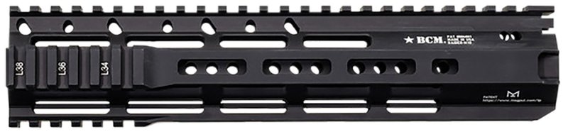 BCM RAIDERM10556BL RAIDER-M13 10" M-LOK Rail Black Anodized Aluminum