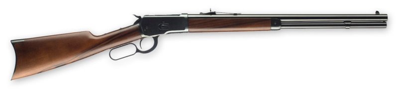 Winchester Repeating Arms Model 1892 Short Rifle 357 Mag 10+1 20" Gloss Blued Round Barrel/Steel Receiver, Satin Oiled Walnut Straight Grip Stock w/Crescent Buttplate & Short Forearm