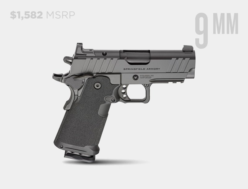 Springfield Armory USA Prodigy Optic Ready 9mm Luger 10+1 3.500 Black Forged Carbon Steel