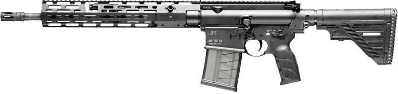 H&K MR762 A4 7.62 NATO 16.5" Black Synthetic Adjustable 30RD