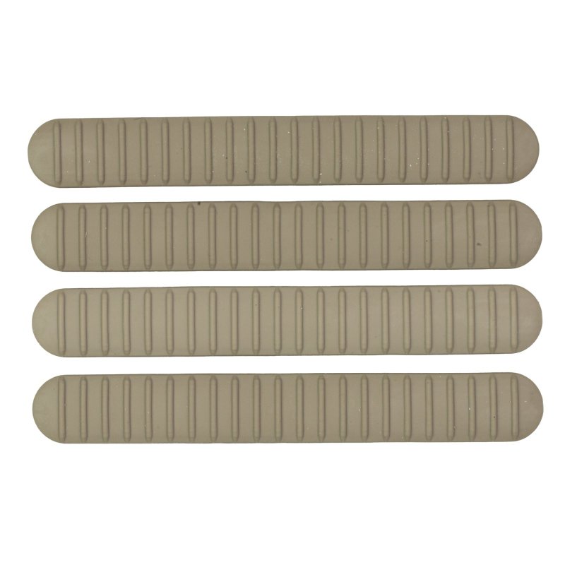 B5 Systems Rail Cover M-LOK FDE 3-Section 4-Pack For AR-15