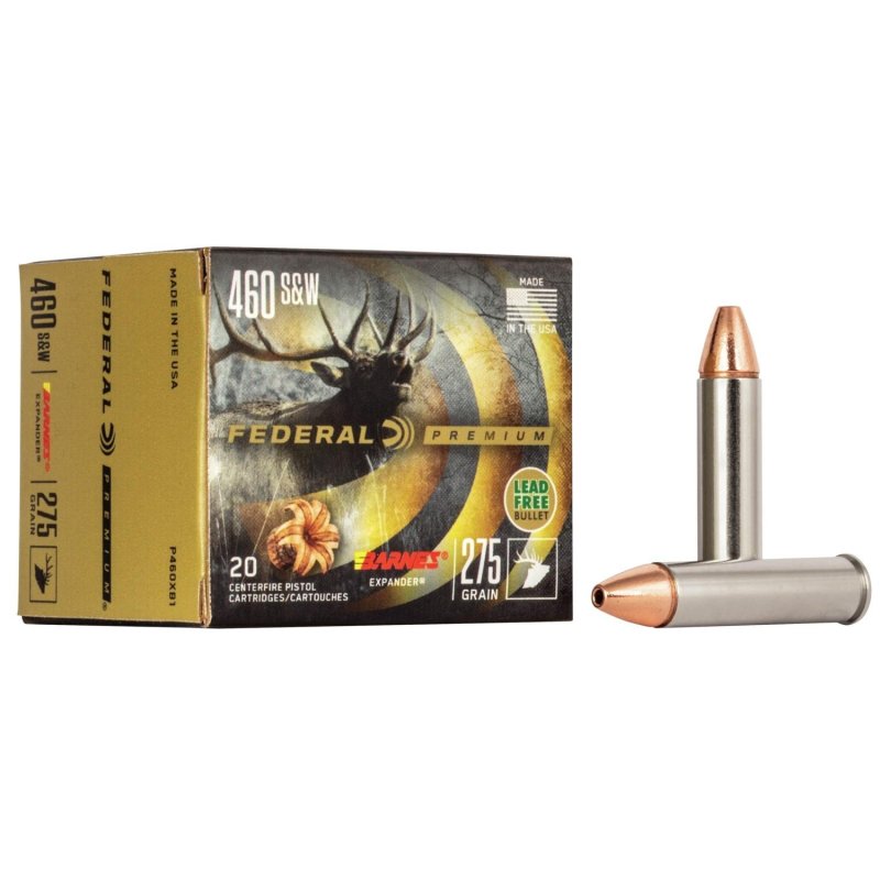 Federal P460XB1 460 S&W Mag 275gr Barnes Expander 20 Rounds Box