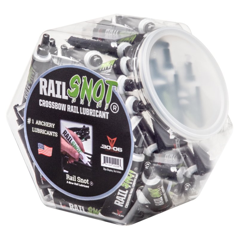 30-06 RS05-72 Rail Snot Crossbow Rail Lube Display, 72 Tubes
