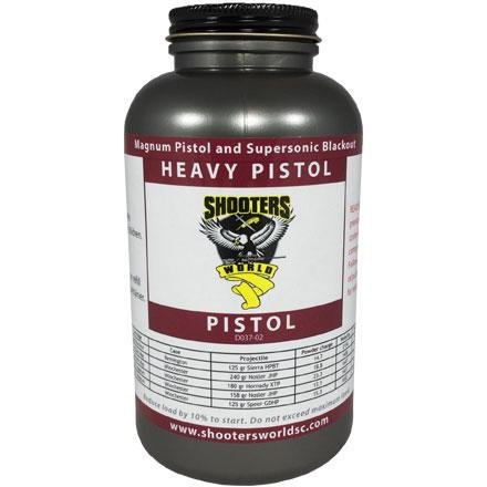 Shooters World D037-02 Heavy Pistol Powder 1lb Spherical Propellant