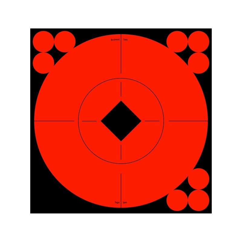 Birchwood Casey BC-33906 Target Spots 6 in Red Self-Adhesive 10 Pack