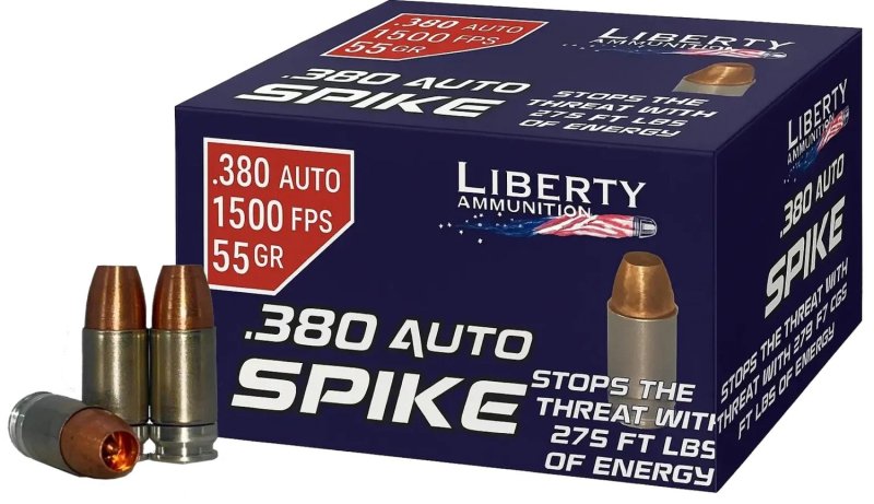 LIB AMMO SPIKE 380ACP 55GR 20/10